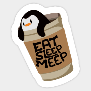 Go-go Go-cup Penguin Sticker